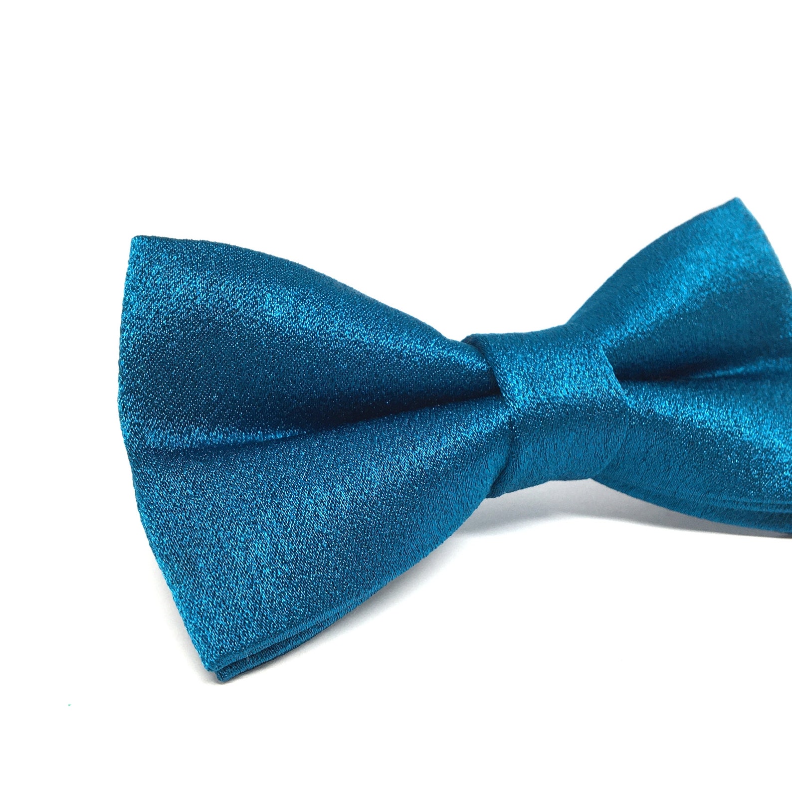 Teal Blue Bow Tie Teal Silk Bow Tie Groom Bow Tie Wedding Etsy
