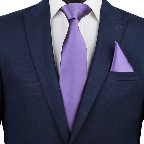 Cravatte da uomo, Cravatte da uomo viola, Con abbinamento