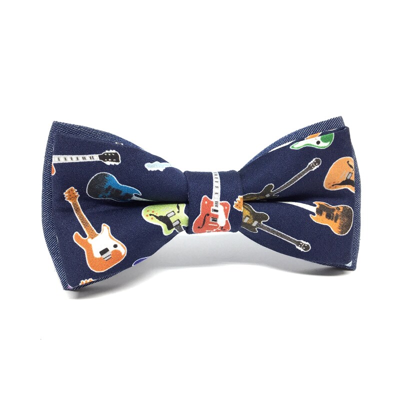 Musical bow tie Bow ties for men Guitar Bow Tie Guitarist Etsy