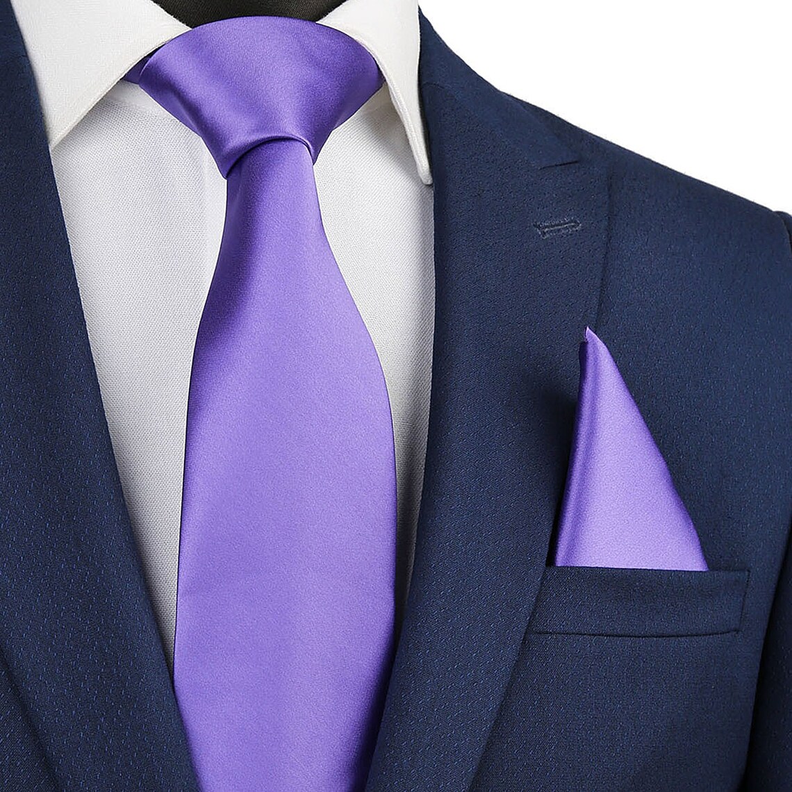Mens Neck Ties Purple Mens Neckties With Matching Men Etsy