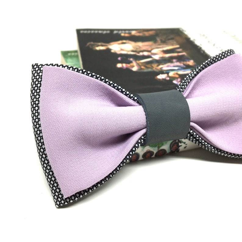 Lilac bow tie Gray Bow tie Groom Bow tie Baby Boys Kids Etsy