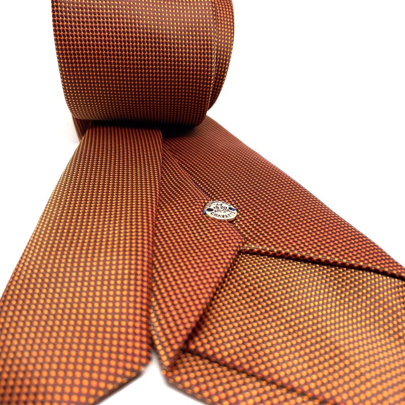 Copper Rust Bronze Mens Neckties Mens Neck Ties Wedding Tie Etsy