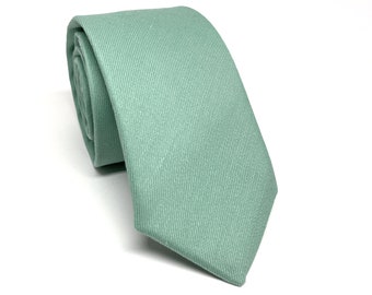 Mint Green mens Neckties, Mens neck ties, Wedding tie, Mint linen necktie, Mint Skinny Tie, Mint green handkerchief, Mens necktie