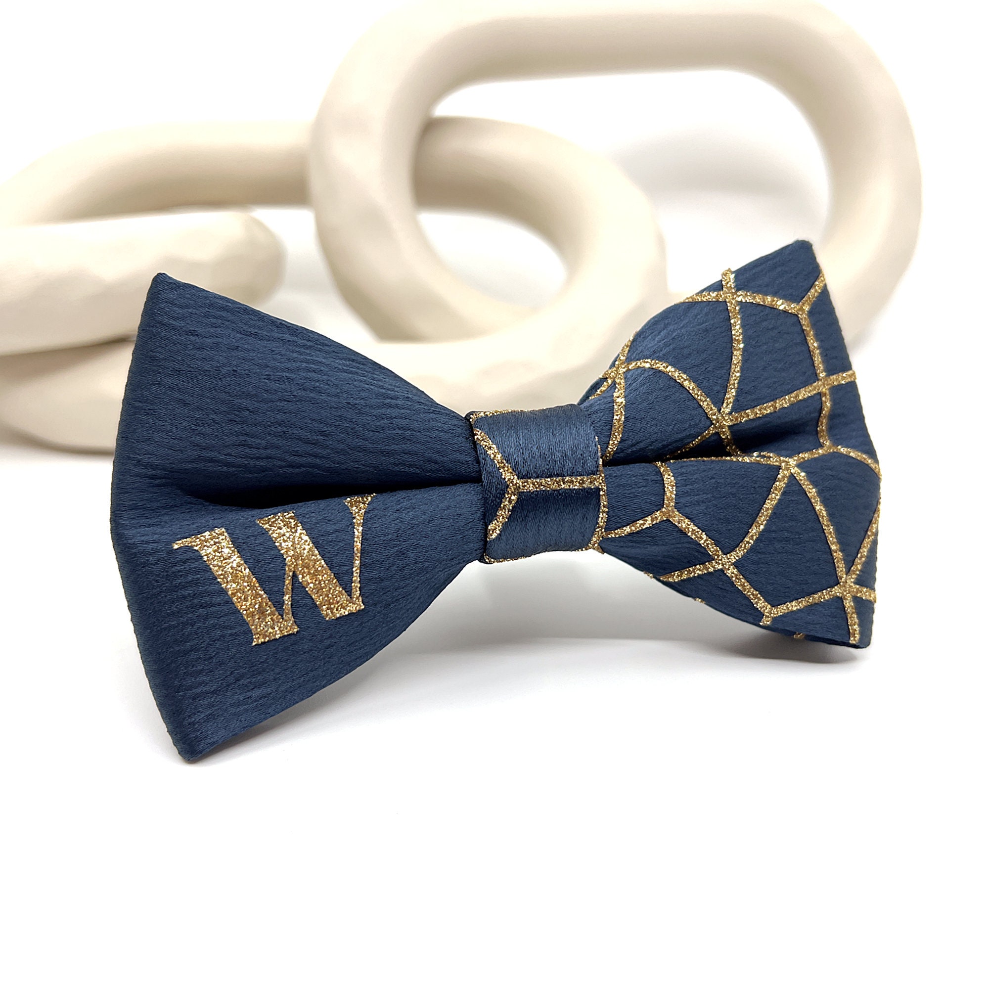 Personalize Bow Tie Customizable Bow Tie Groom Bow Tie 