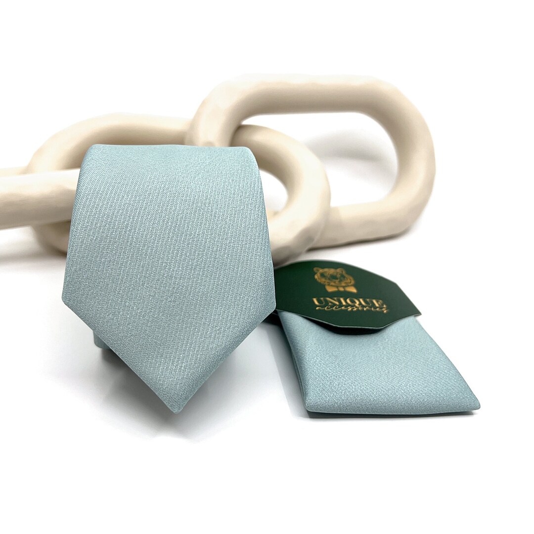 dusty blue necktie