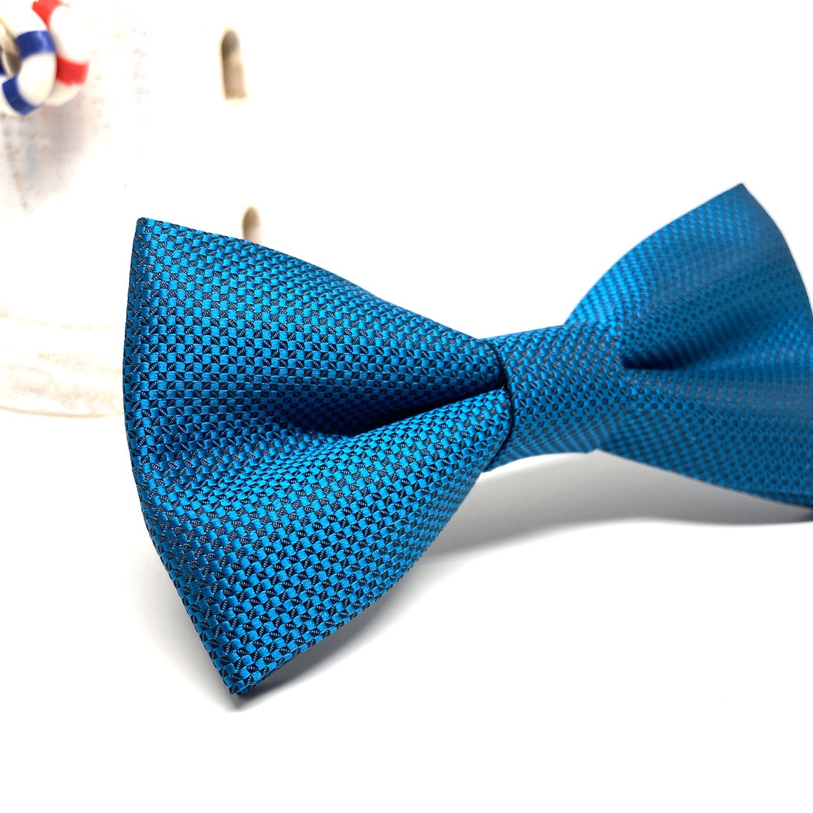 Teal blue bow tie Groom bow tie Bow tie boys Wedding bow Etsy
