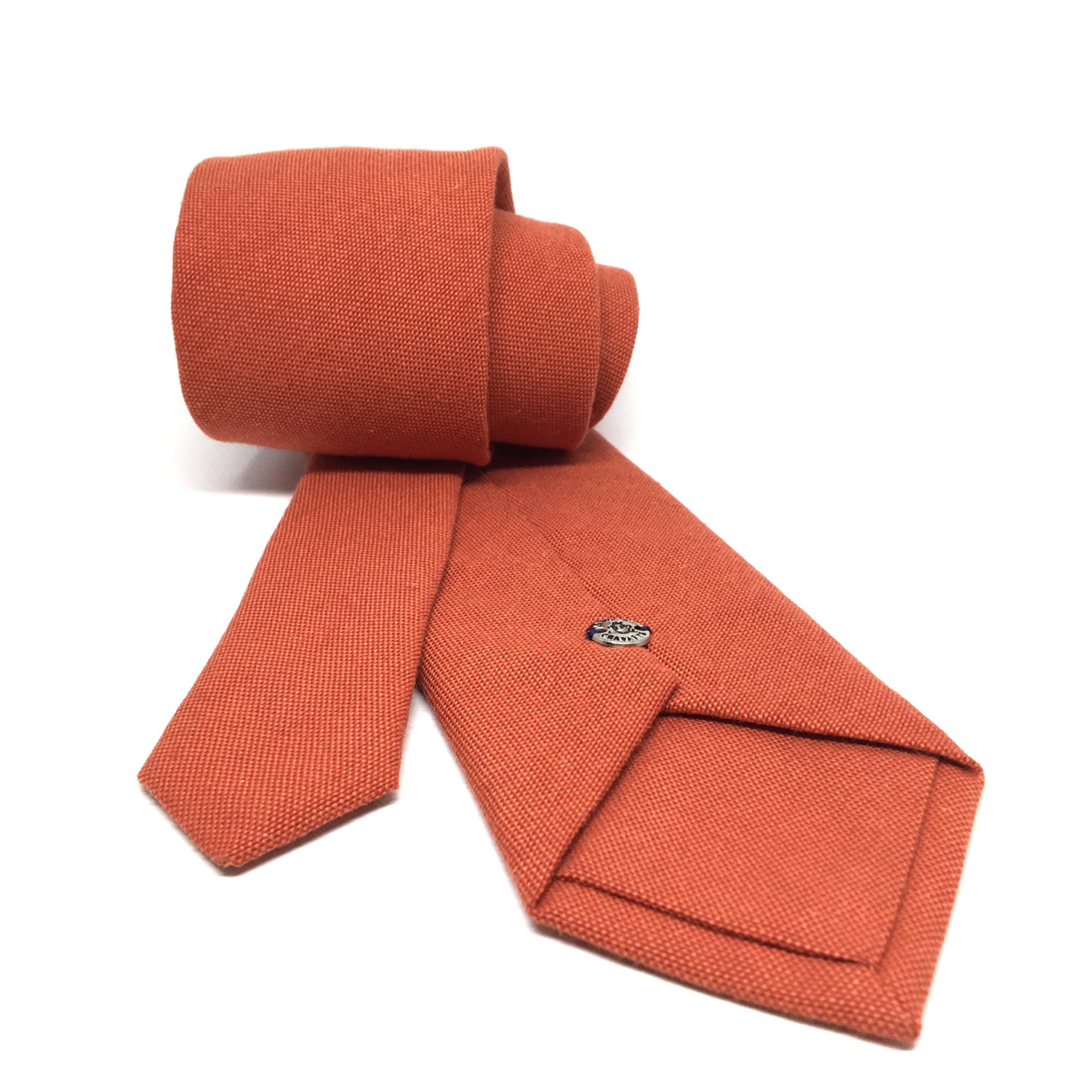 mens orange ties
