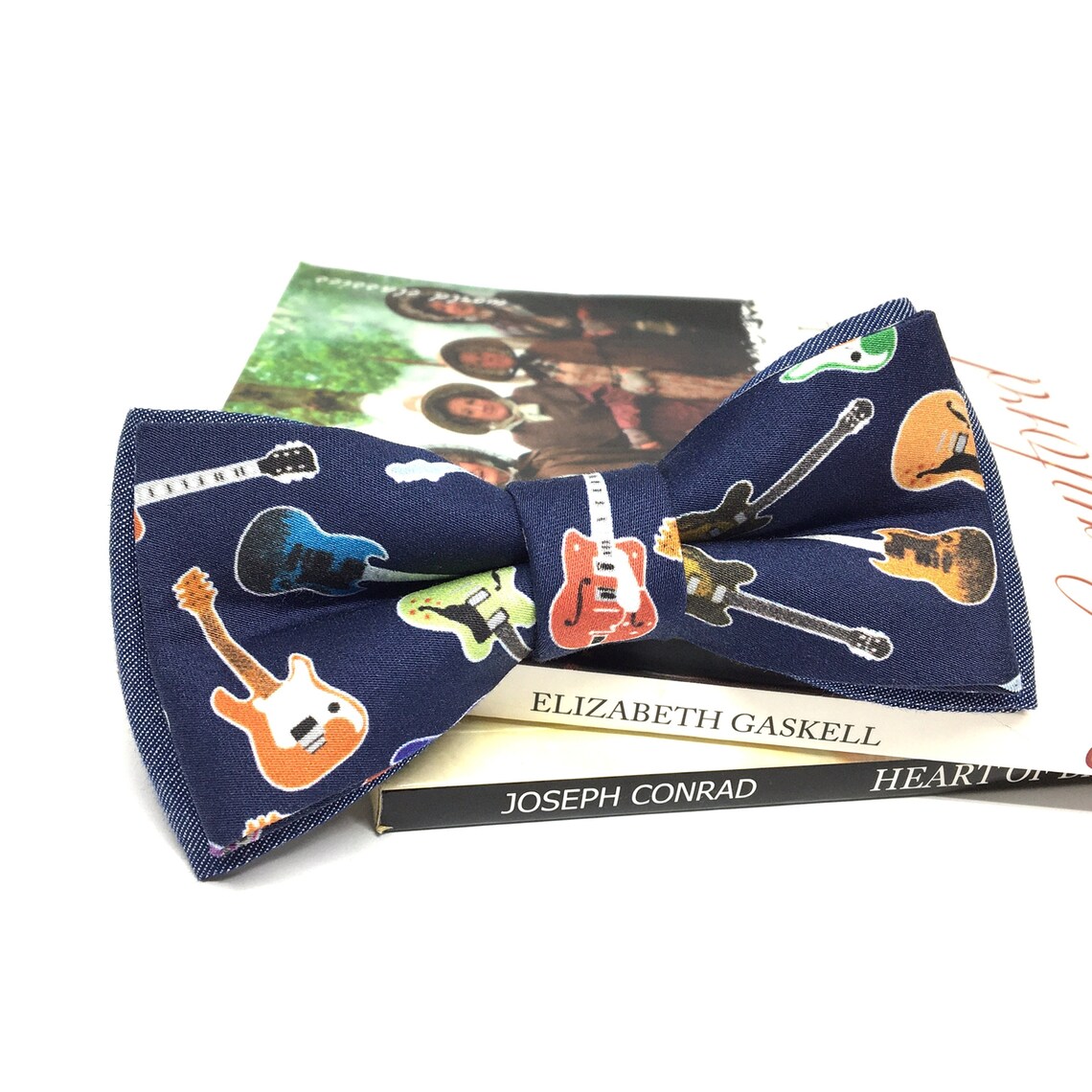 Musical bow tie Bow ties for men Guitar Bow Tie Guitarist Etsy