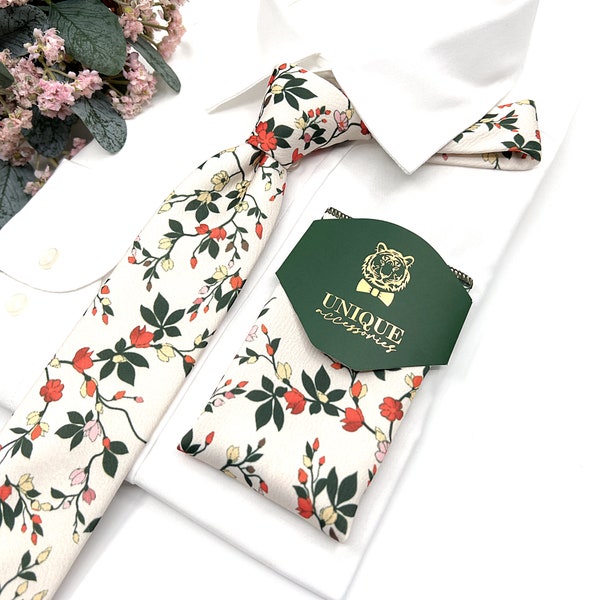 necktie floral