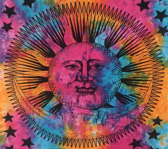 sun print tapestry
