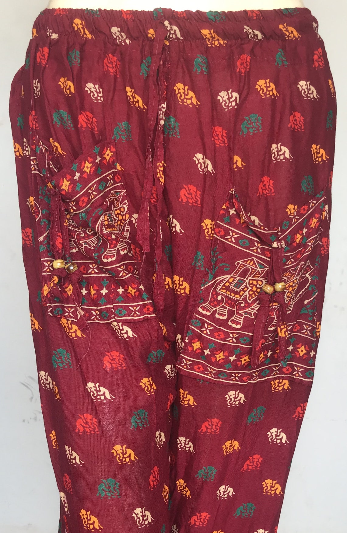 rayon harem pants