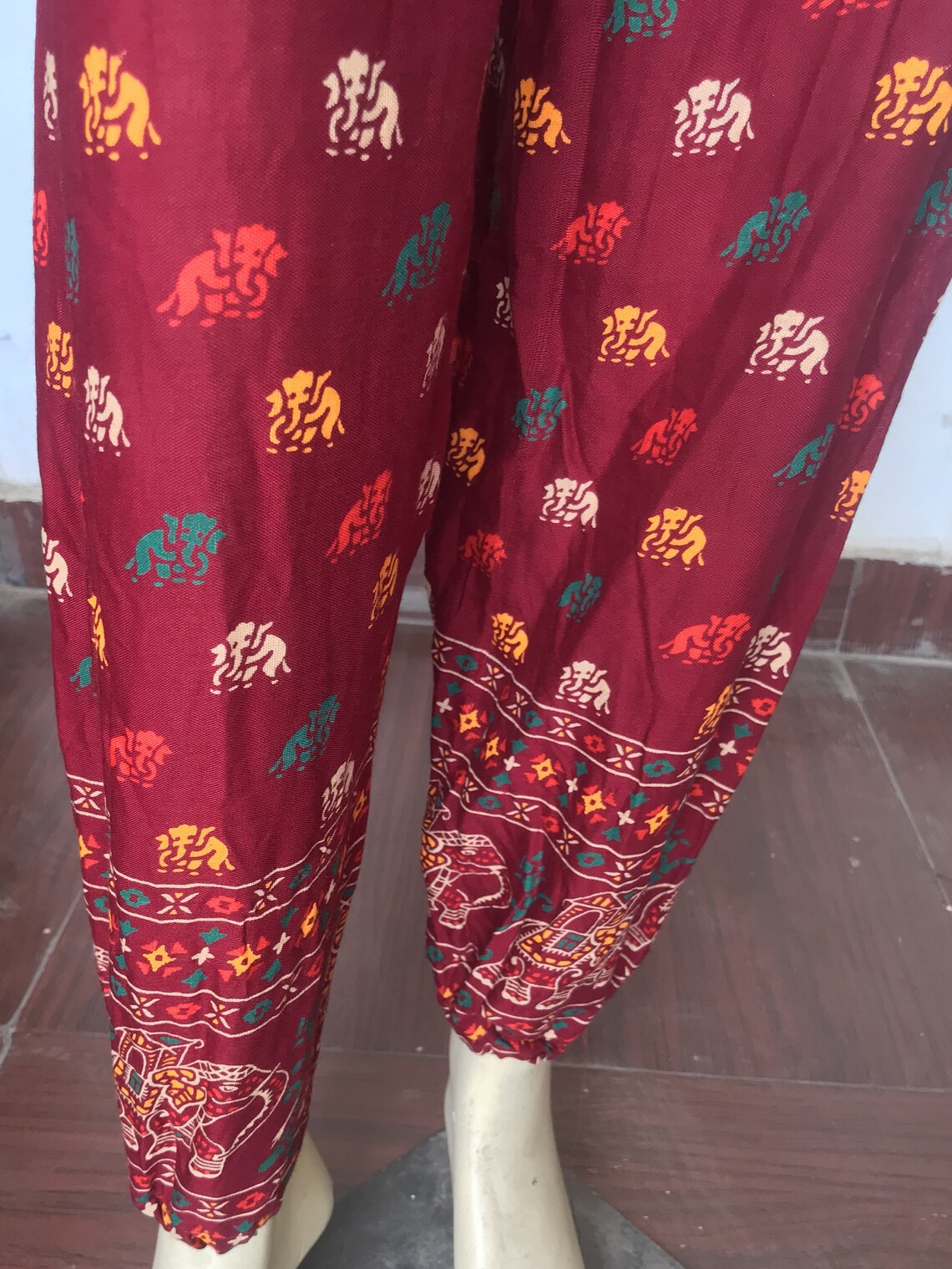 rayon harem pants