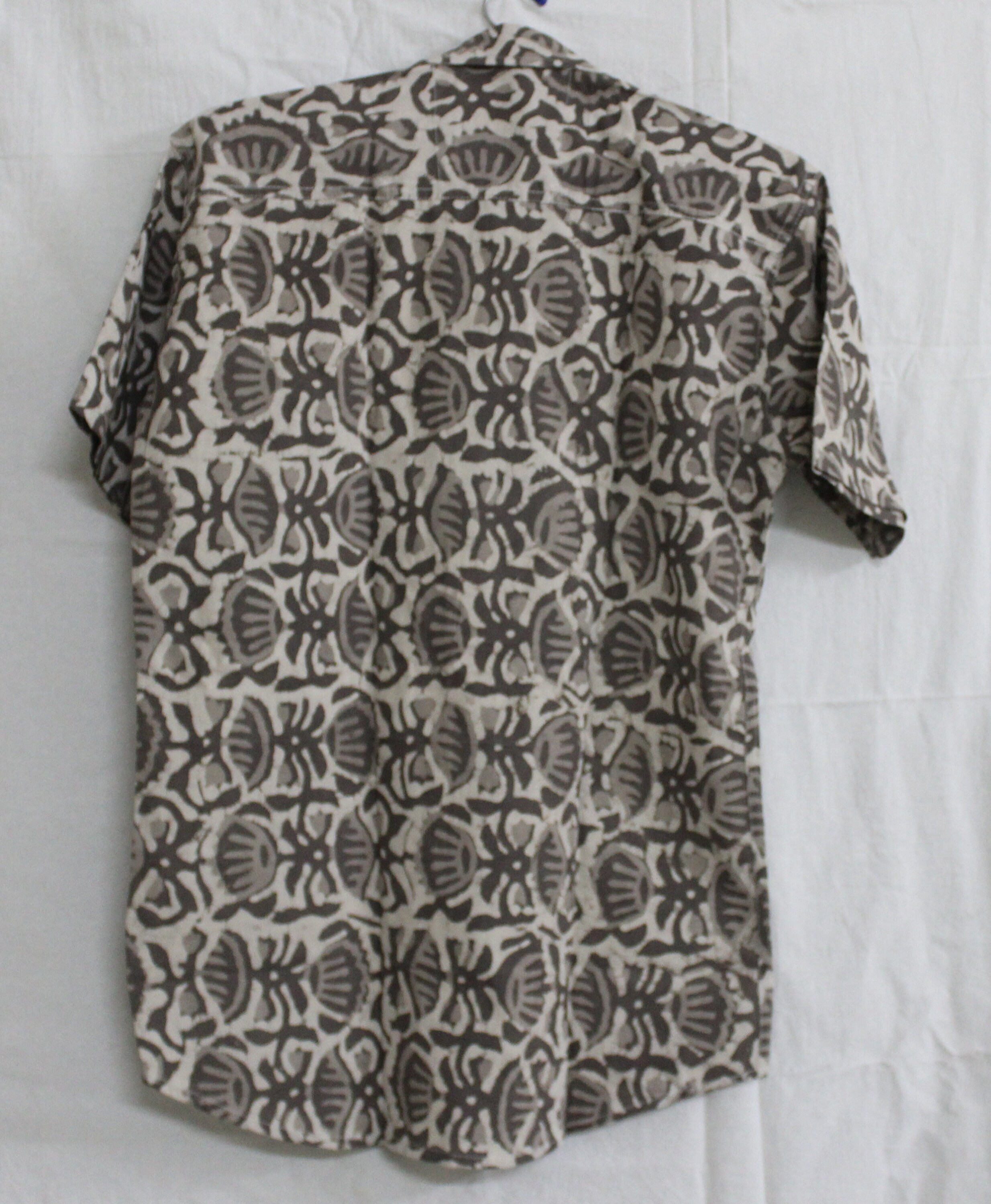 Indian Hand Block Print Shirt Print Summer Shirt Mens Cotton - Etsy UK