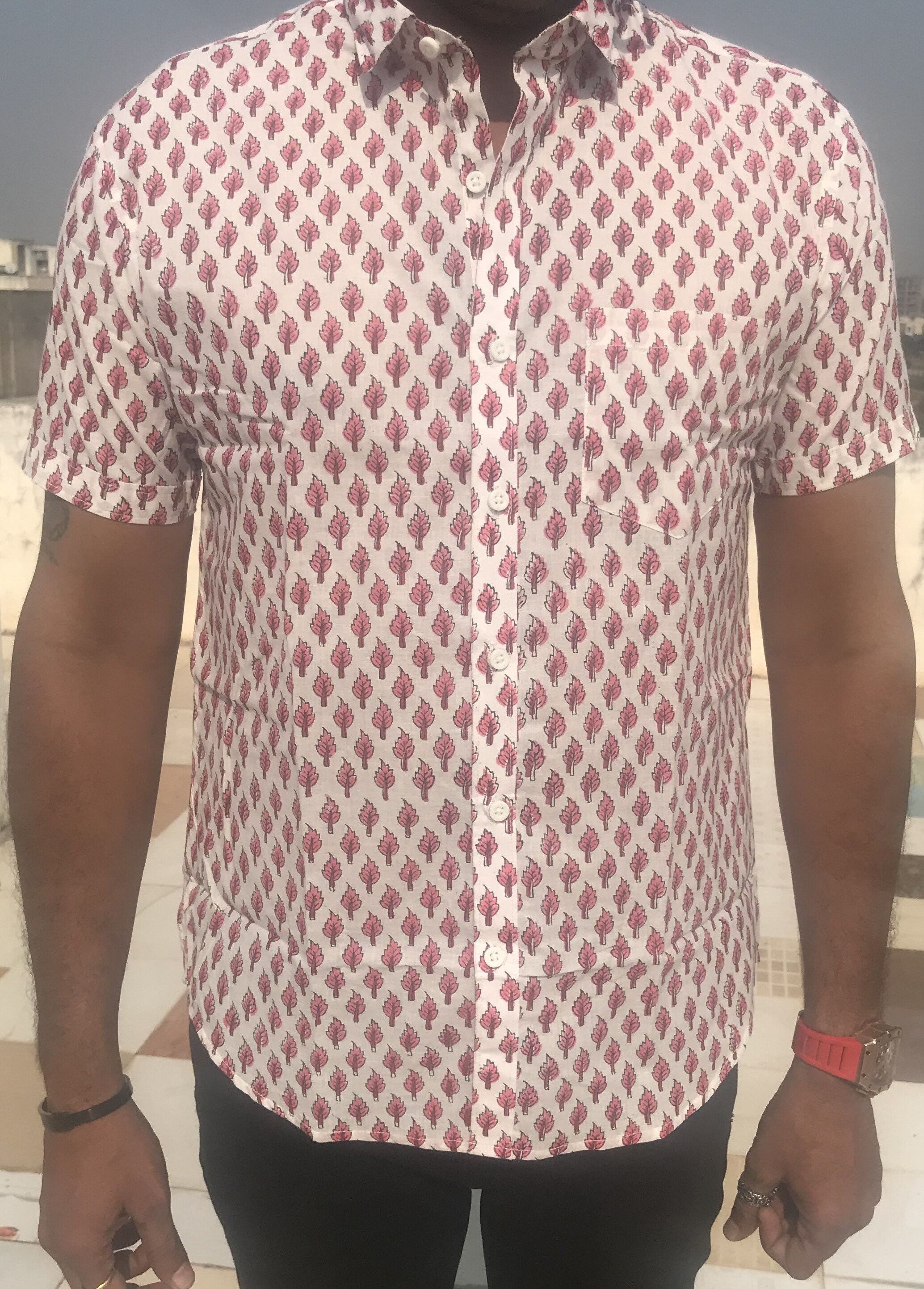 Sanganeri print shirt Clearance