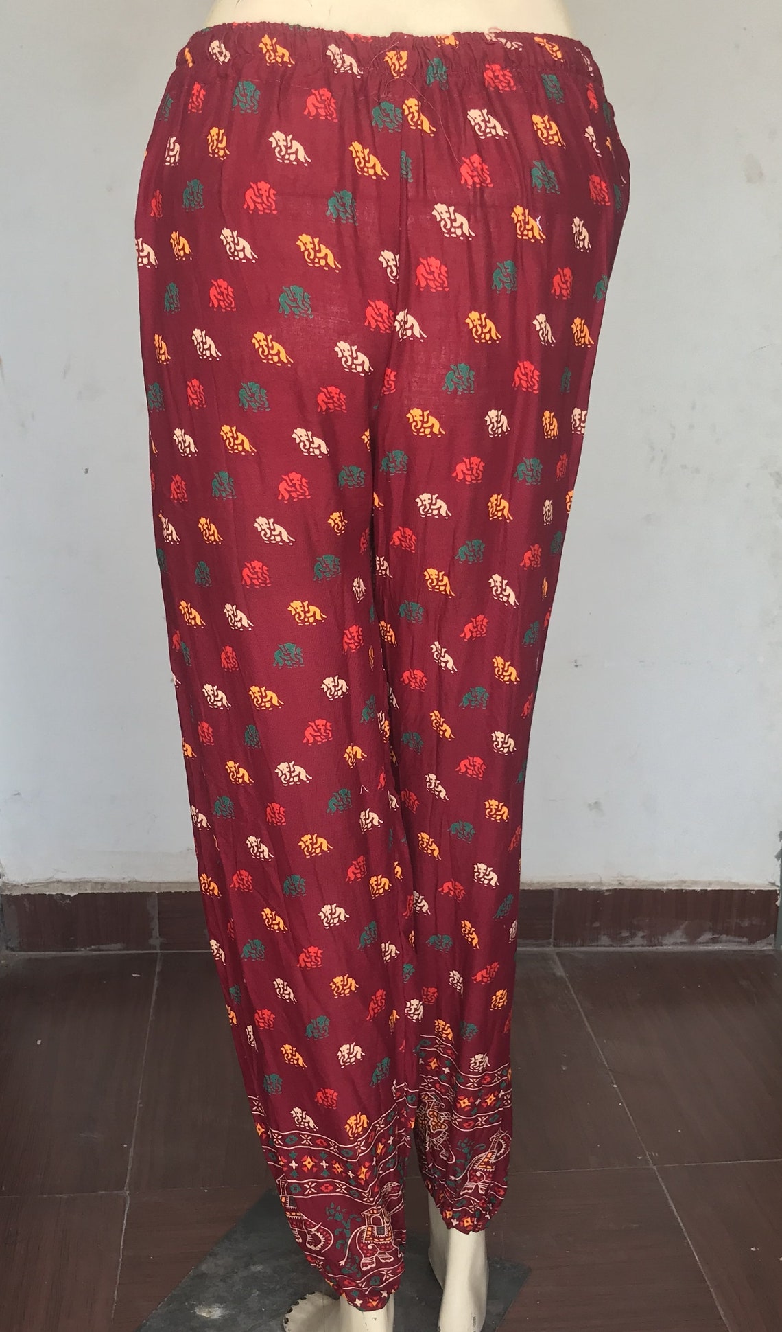 rayon harem pants