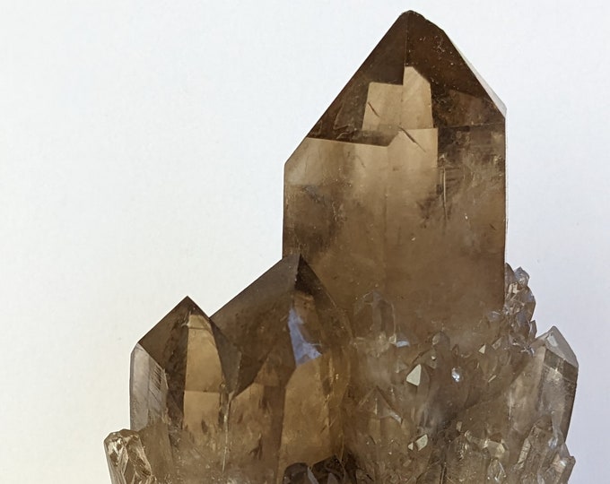 Kundalini Citrine Cathedral Artichoke Quartz Crystal Congo Lightbrary unheated Metaphysical