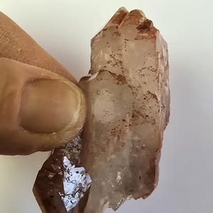 Orange River Quartz-South Africa Hematite Included-  #4288