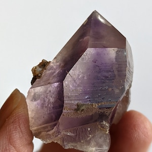 Smoky Amethyst Quartz Crystal from Brandberg Namibia-Metaphysical and Mineral Specimen # 4043