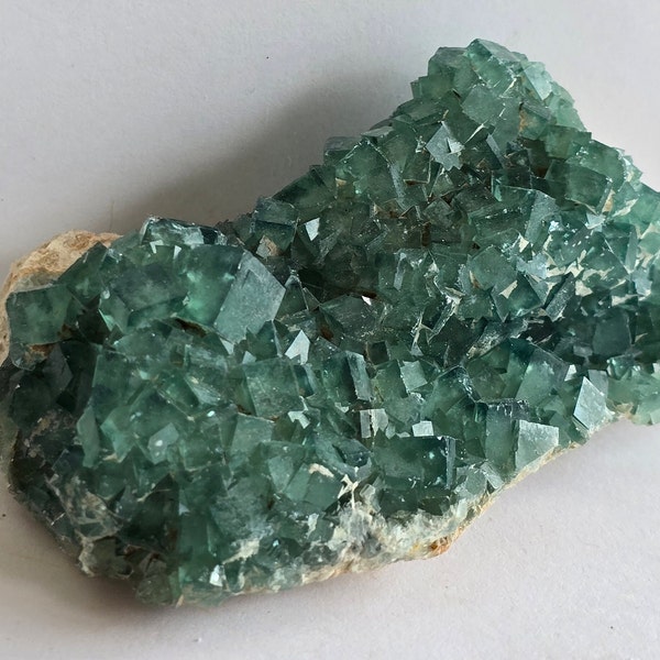 Green Fluorite Crystal from Madagascar- New Find- Metaphysical and Mineral Specimen #2839