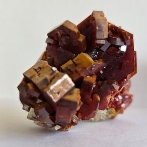 Vanadinite Crystals Morocco Metaphysical Mineral Specimen # 3015