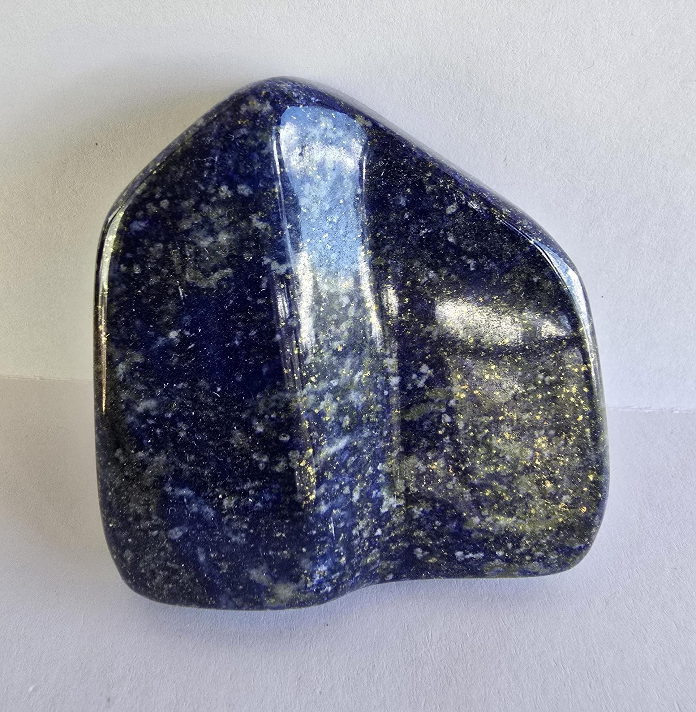 ラピスラズリと黄鉄鉱 - 研磨済み - 形而上学的鉱物標本 # 5070 - Etsy