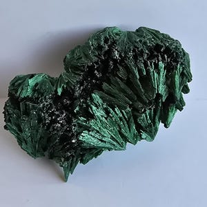 Chatoyant Fibrous Malachite-Congo-Natural-Metaphysical and Mineral Specimen #3658