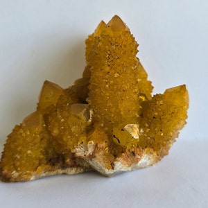Quarz Sunshine Golden Healer Crystal Cluster Metaphysisches Mineral #3070