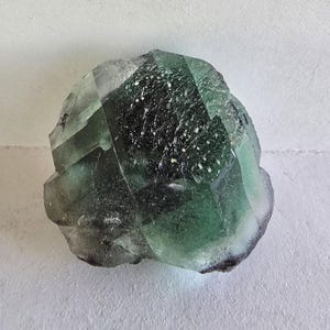Glowing Green Fluorite Namibia- Fluorescent-Mineral Metaphysical Specimen # 5021