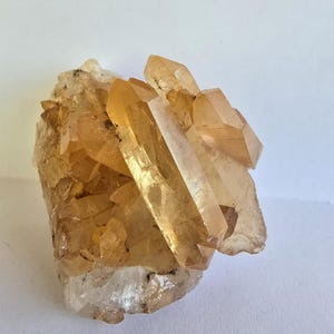 Inclusief hematiet kwarts Marokko-metafysisch en mineraal exemplaar # 5108