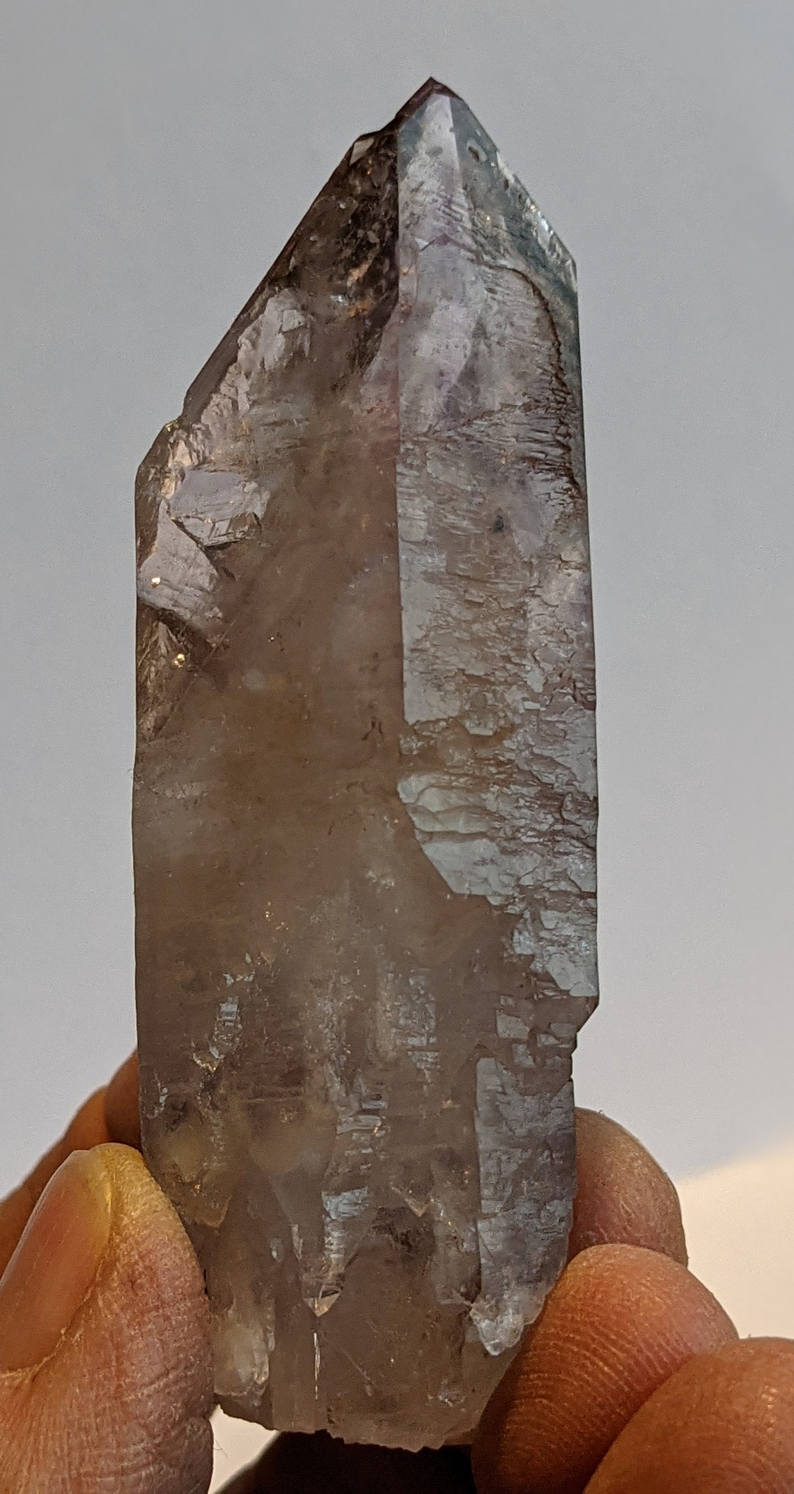 Natural Scepter Quartz Crystal from the high Rocky Mountains Etsy