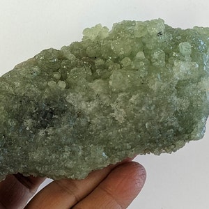 Prehnit Rohstein aus Marokko- Metaphysisches und Mineral-Neufund 2022 #4069 LG