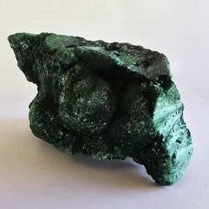 Chatoyant Fibrous Malachite-Congo-Natural-Metaphysical and Mineral Specimen 5045