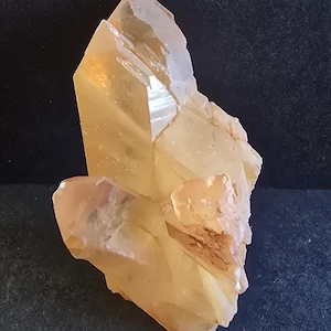 Hematiet mandarijnkwarts uit Marokko mineraal metafysisch exemplaar # 3776