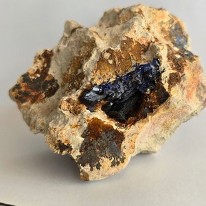 Azurite Crystal from Morocco- Metaphysical and Mineral Specimen # 2962