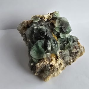 Green Fluorite from Namibia- Fluorescent-Mineral and Metaphysical Specimen 3591