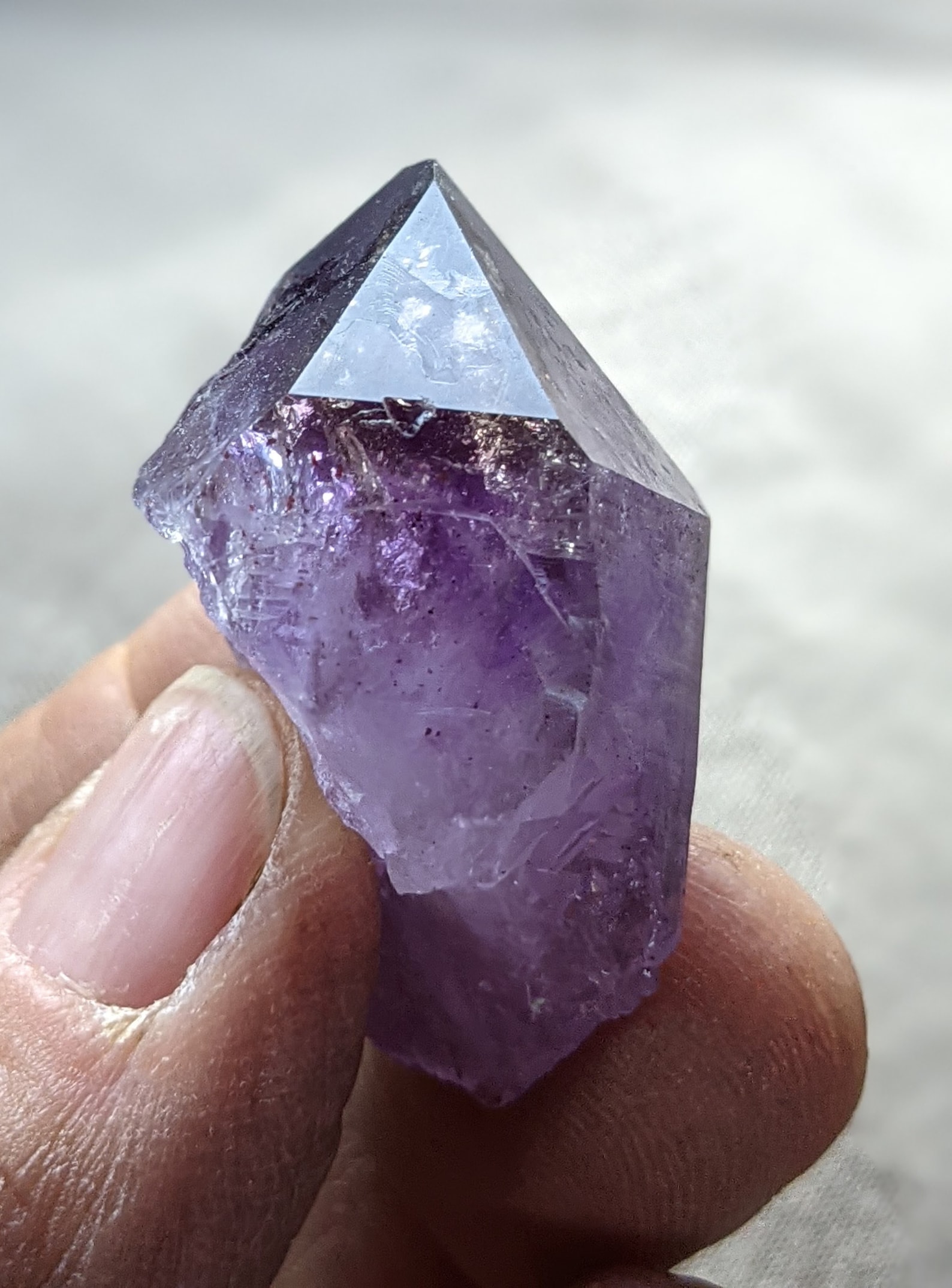 Natural Amethyst Quartz Crystal From Brandberg Namibia Etsy