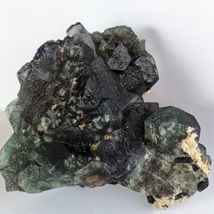 Green Fluorite with Schorl Tourmaline-Erongo Namibia- Mineral and Metaphysical Specimen #3485