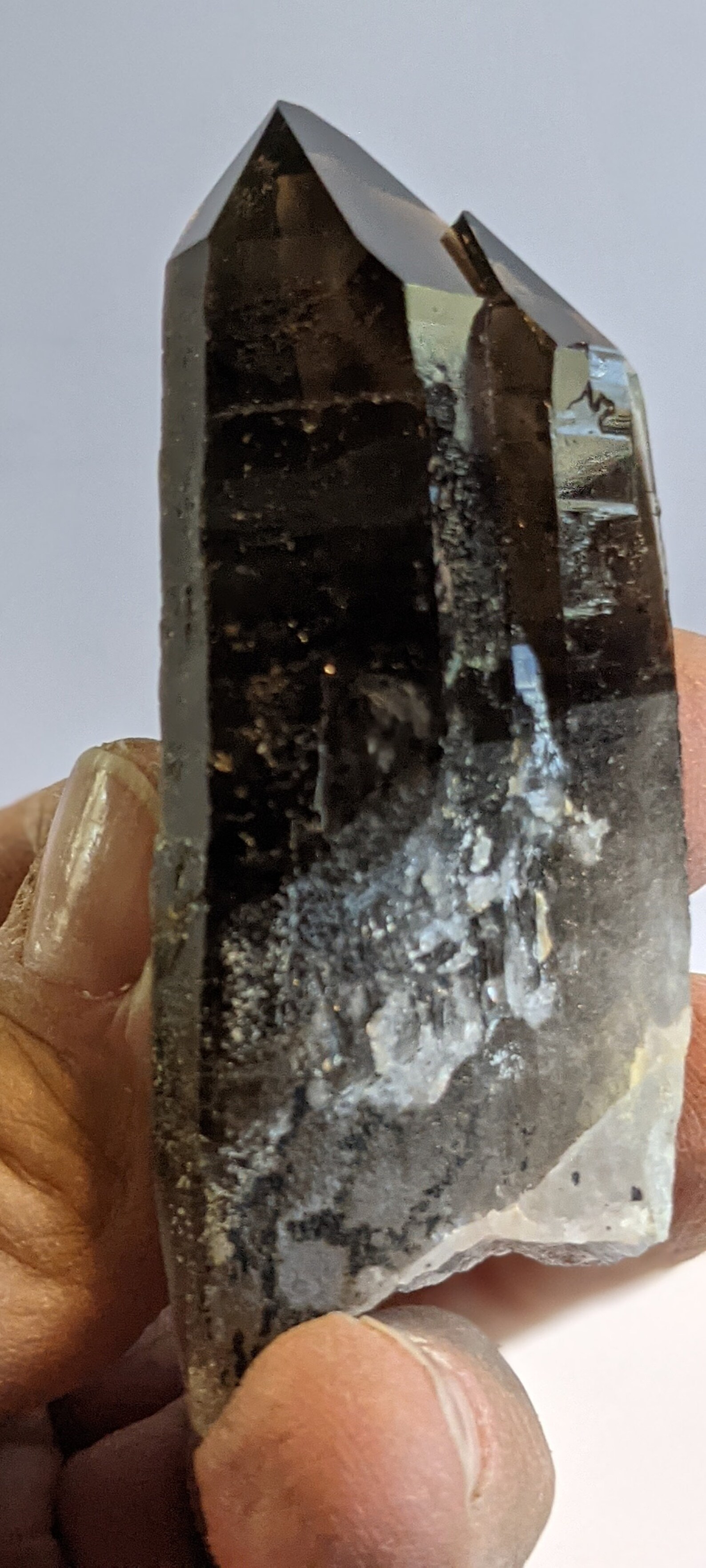 Natural Dauphine Twin Smoky Quartz Crystal PointMulanje Etsy