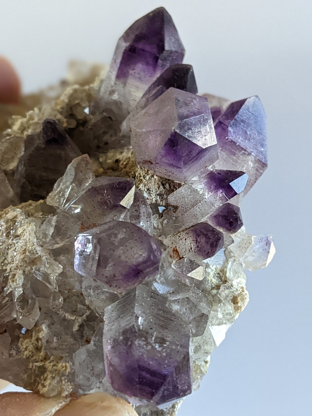 Œuf De Dinosaure En Agate Améthyste Naturelle - Spécimen Minéral 0.6kg Décor Ou Reiki