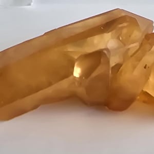 Hematiet mandarijnkwarts uit Marokko mineraal metafysisch exemplaar # 5190