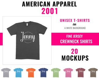 American Apparel 2408 Mockup Bundle American Apparel Bundle Etsy