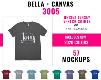Bella Canvas 3005 T Shirt Mockup Mega Bundle Bella Canvas Etsy