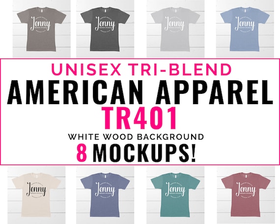 Download American Apparel Tr401 Mockup Bundle American Apparel Bundle Etsy PSD Mockup Templates