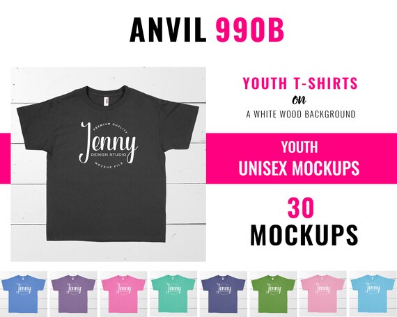 Download Anvil 990b Mockup Bundle Anvil Bundle Anvil Mockup Youth Etsy