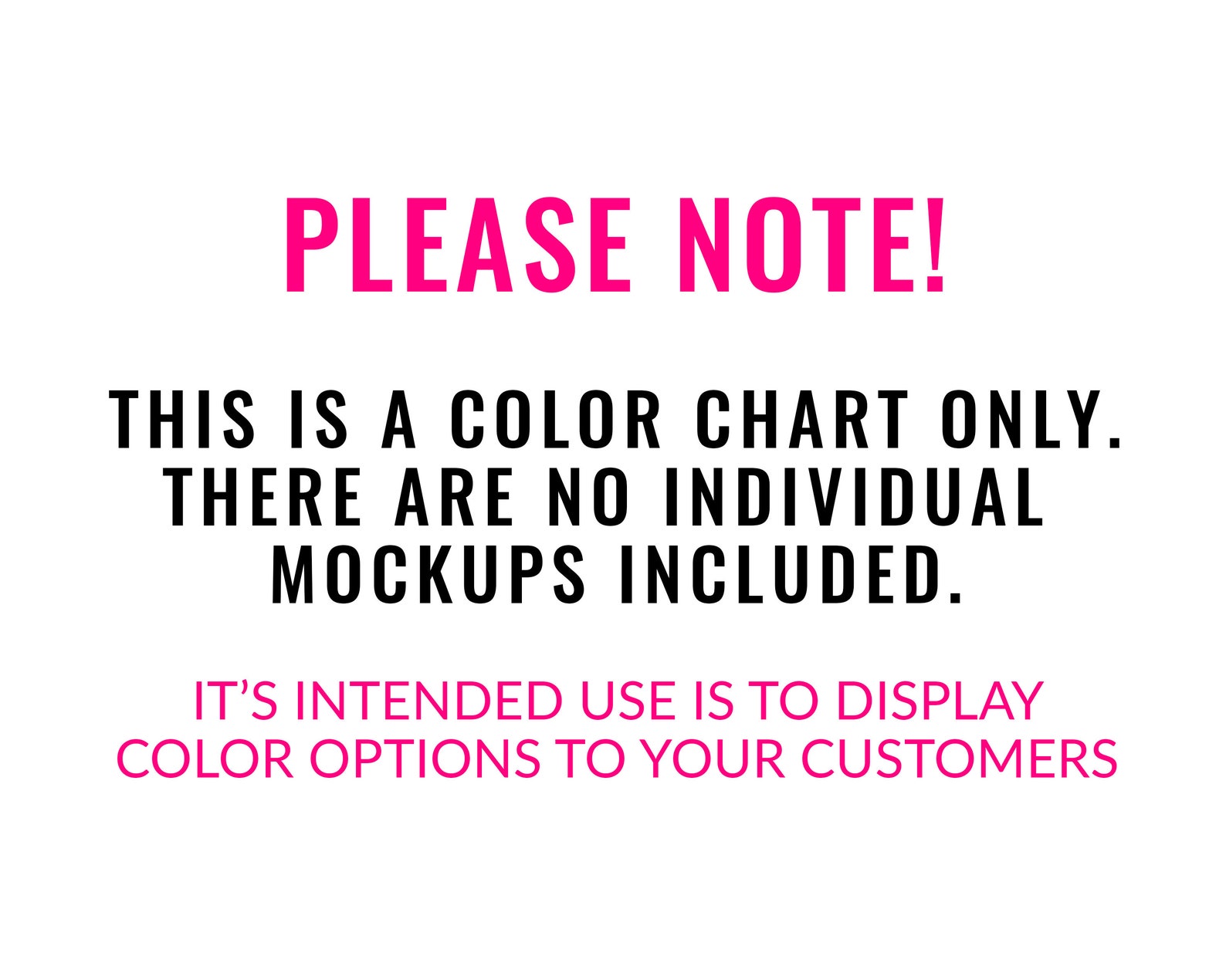 Download Bella Canvas 3413 Color Chart Mockup Editable Bella Canvas | Etsy