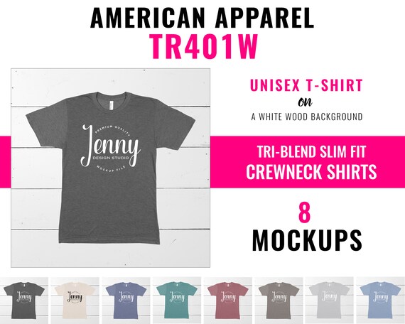 Download American Apparel Tr401 Mockup Bundle American Apparel Bundle Etsy PSD Mockup Templates