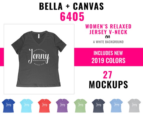 Download Bella Canvas 6405 T Shirt Mockup