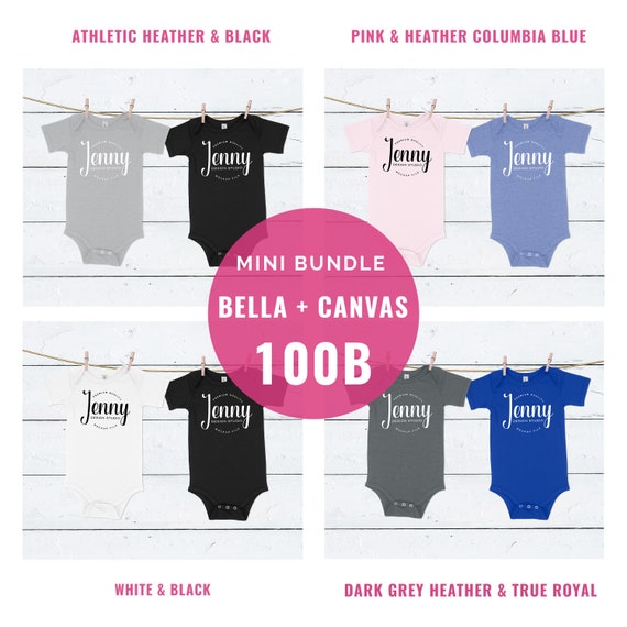 Bella Canvas 100b Mockup Bodysuit Mockup One Piece Mockup Etsy