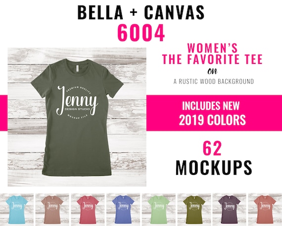 Bella Canvas 6004 Mockup Bundle Bella Canvas Bundle Bella Etsy