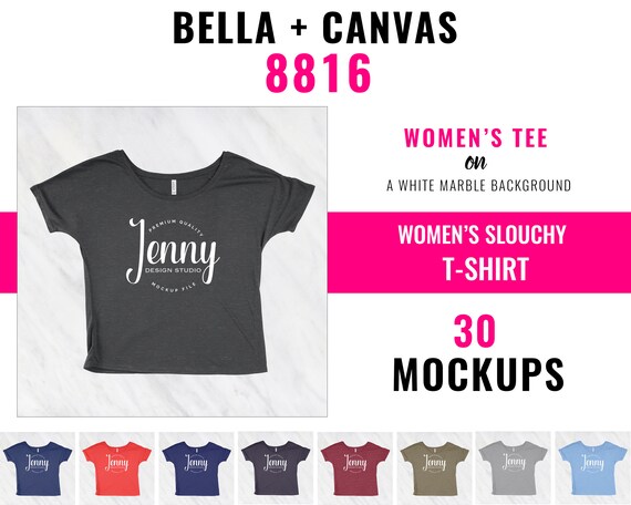 Bella Canvas 8816 Mockup Bundle Bella Canvas Bundle Bella Etsy